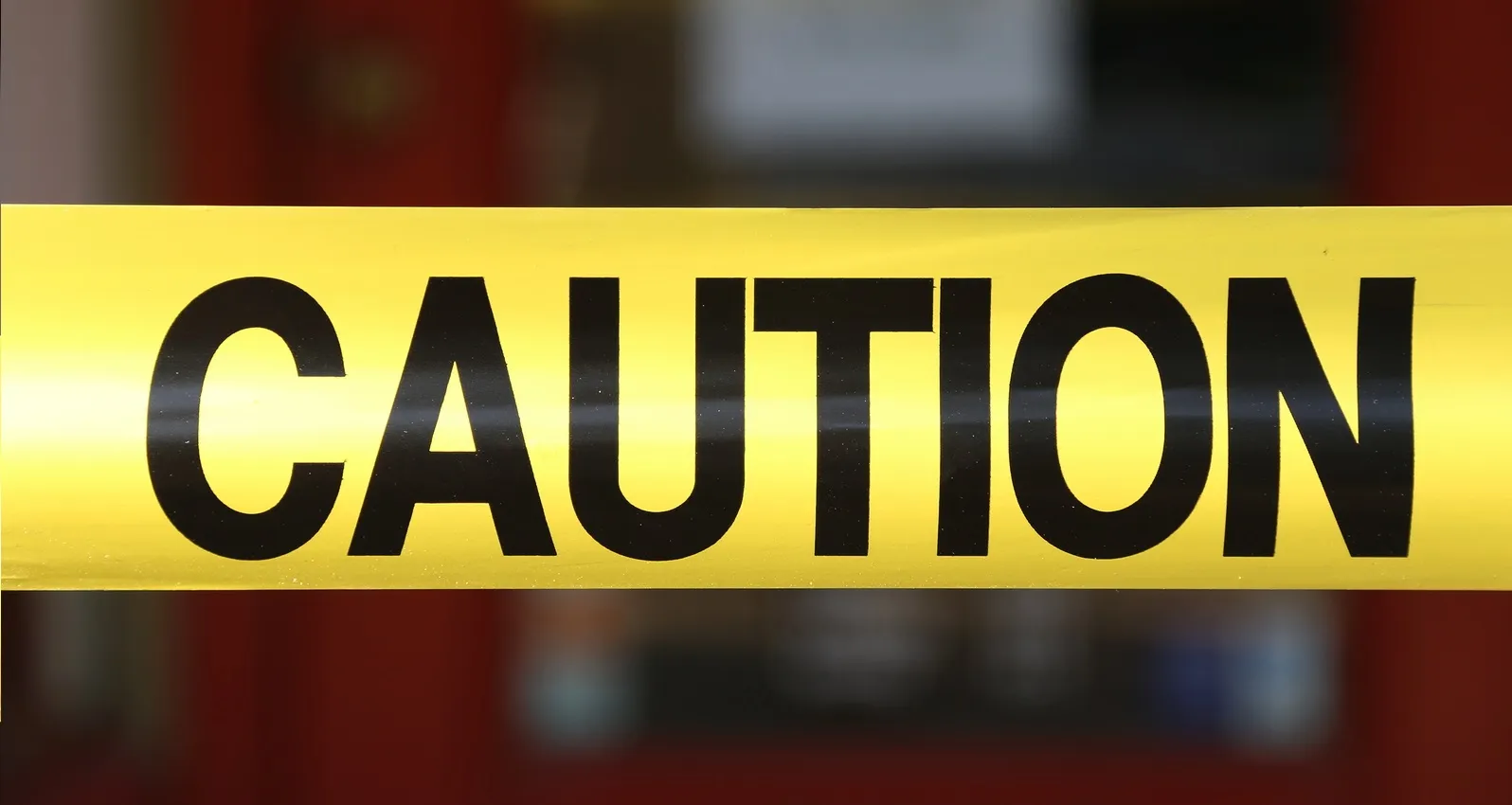 Yellow caution tape